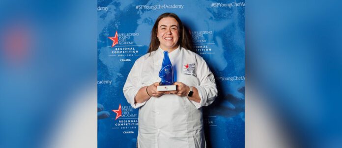 Victoria Rinsma, Canadian Regional Finals Winner of S.Pellegrino Young Chef Academy Competition