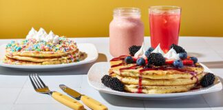 Stacked Pancake at Breakfast House