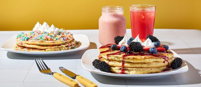 Stacked Pancake at Breakfast House