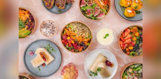 BETTERBAR meals spread out on table