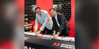 Peter Mammas, president & CEO, Foodtastic (left) and Michael Haley, president & managing director, International, Inspire Brands