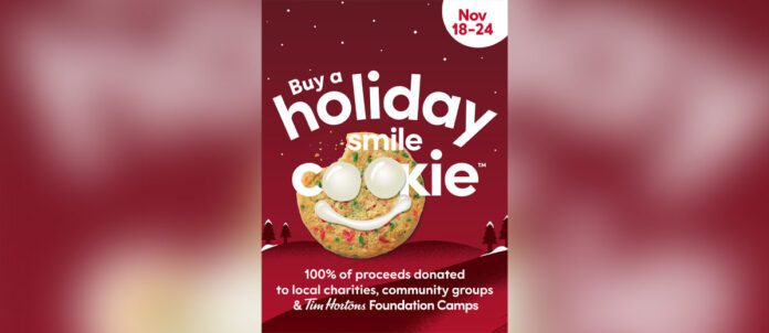 Tim Hortons Holiday Smile Cookie Campaign
