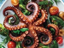 Photo of Cooked Squid on plate