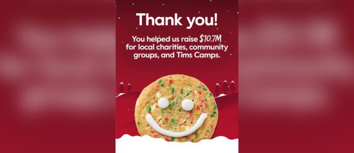 Tim Hortons Holiday Smile Cookie