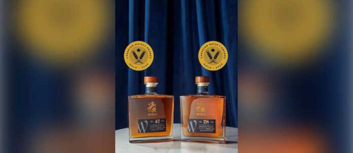 Corby Spirit and Wine’s J.P. Wiser’s 42-Year-Old and 28-Year-Old expressions at the 2025 Canadian Whisky Awards