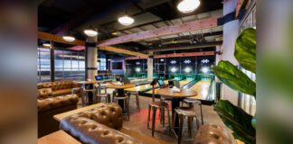 Ballroom Bowl restaurant interior