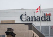 Canadian government administrative building