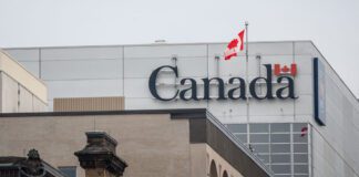 Canadian government administrative building
