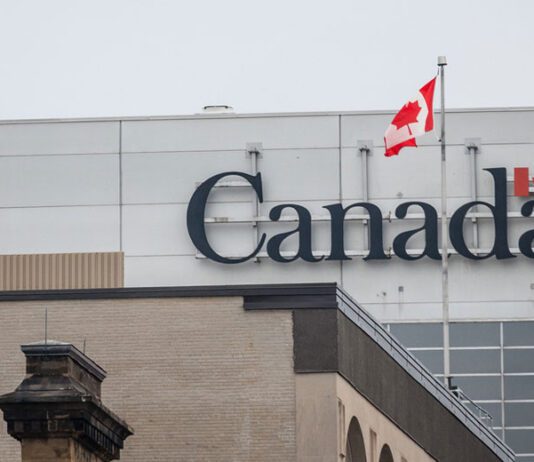 Canadian government administrative building