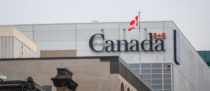 Canadian government administrative building