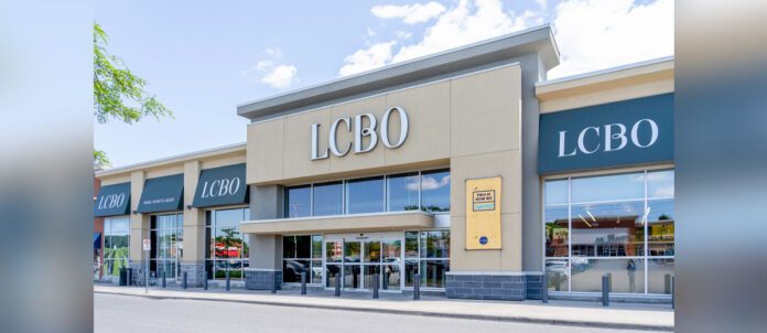 LCBO storefront in the city of Toronto