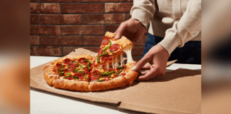 Domino’s Pizza Parmesan Stuffed Crust