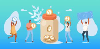 People Character Donate Money for Charity