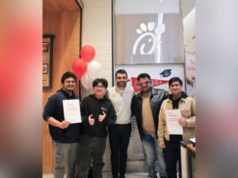 Chick-fil-A Eaton Centre Group Photo