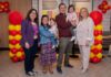 Photo at Ronald McDonald House Charities South Central Ontario with the Presidents and CEO's of McDonald's Canada and RMHC Canada along with a family receiving support