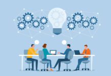 Business people team working meeting and brainstorming concepts