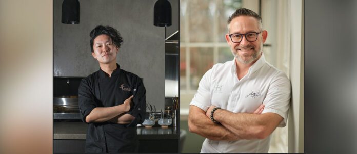 Photos of Chefs Ryusuke Nakagawa and Jason Bangerter