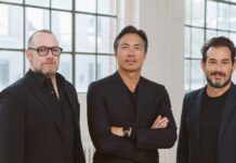 DesignAgency Expands into Singapore Group photo of DesignAgency's Founding Partners Matt Davis, Allen Chan, and Anwar Mekhayech
